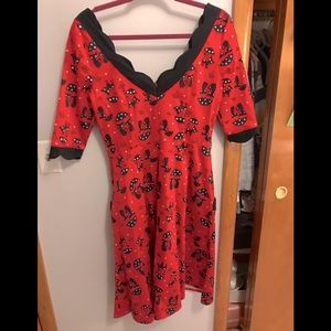 Women’s size Medium red VoodooVixen dress.